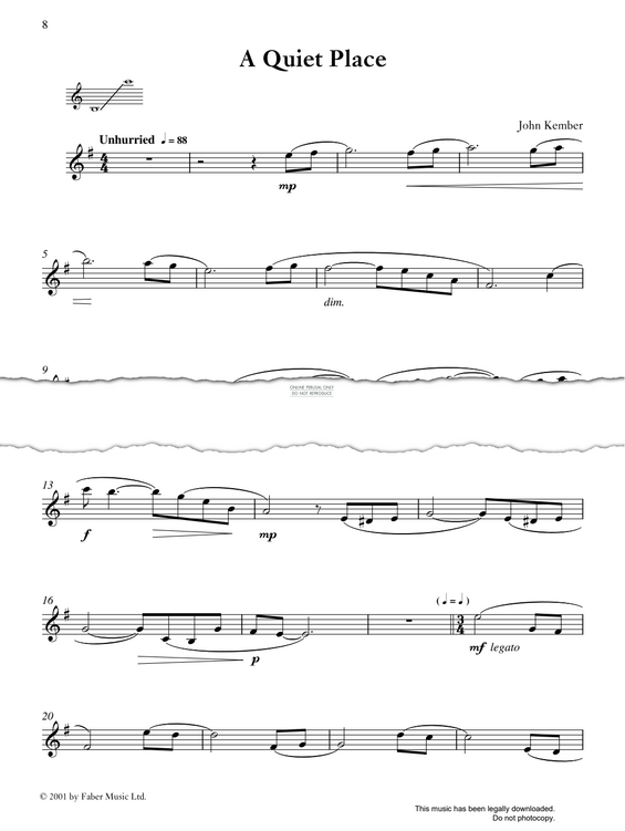 Product gallery: Page 1 of 1 A Quiet Place, John Kember