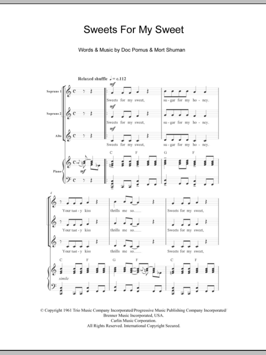 Product gallery: Page 1 of 1 Sweets For My Sweet, The Searchers