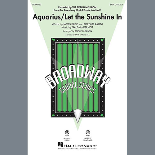 cover: Aquarius / Let the Sunshine In (from the musical Hair) (arr. Roger Emerson), The 5th Dimension