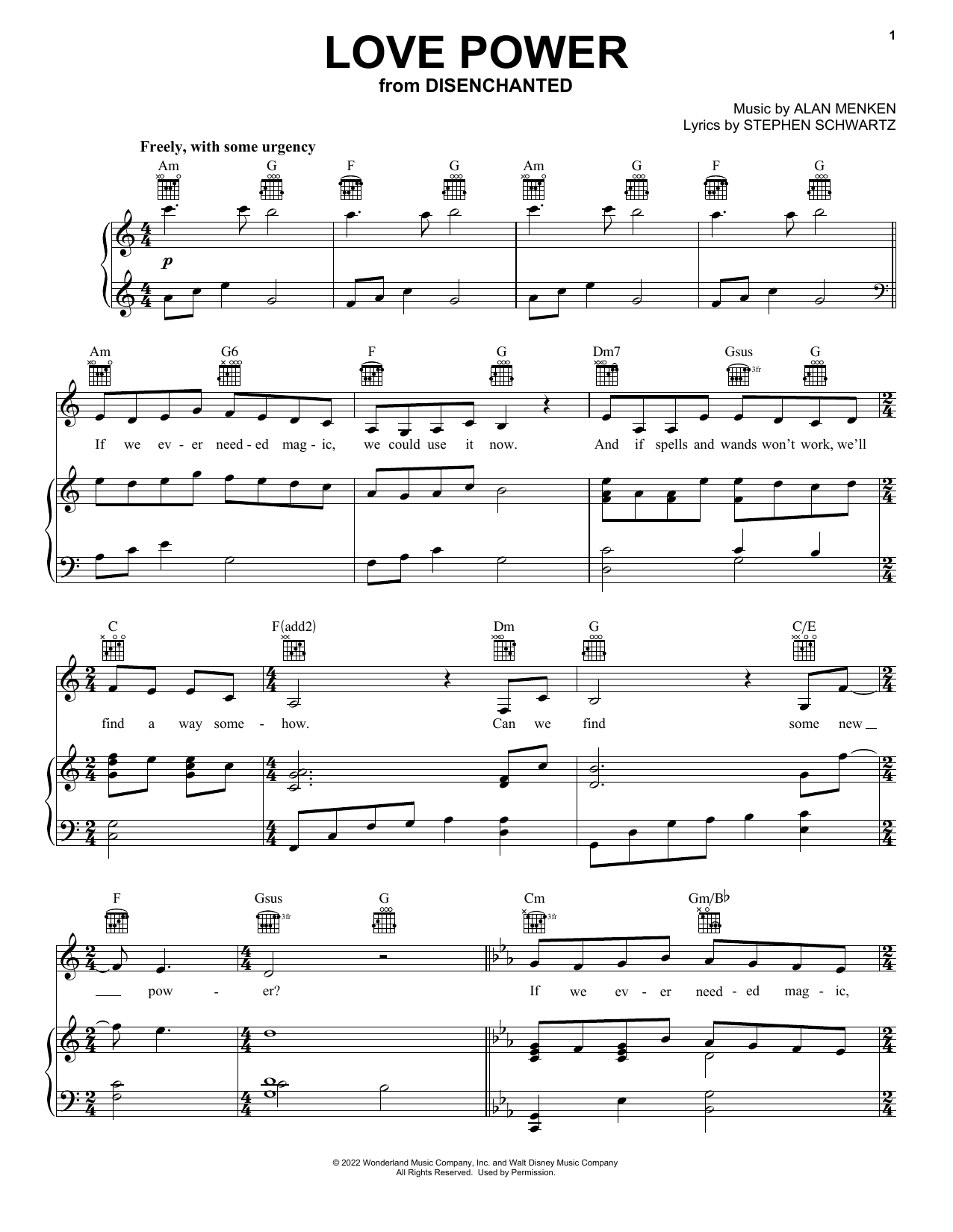 Produktbild zu: Love Power (from Disenchanted)