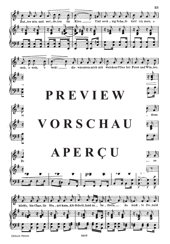 Product gallery: Page 3 of 4 Die Hochländer-Witwe, Op.25 No.10, , High Voice and Piano
