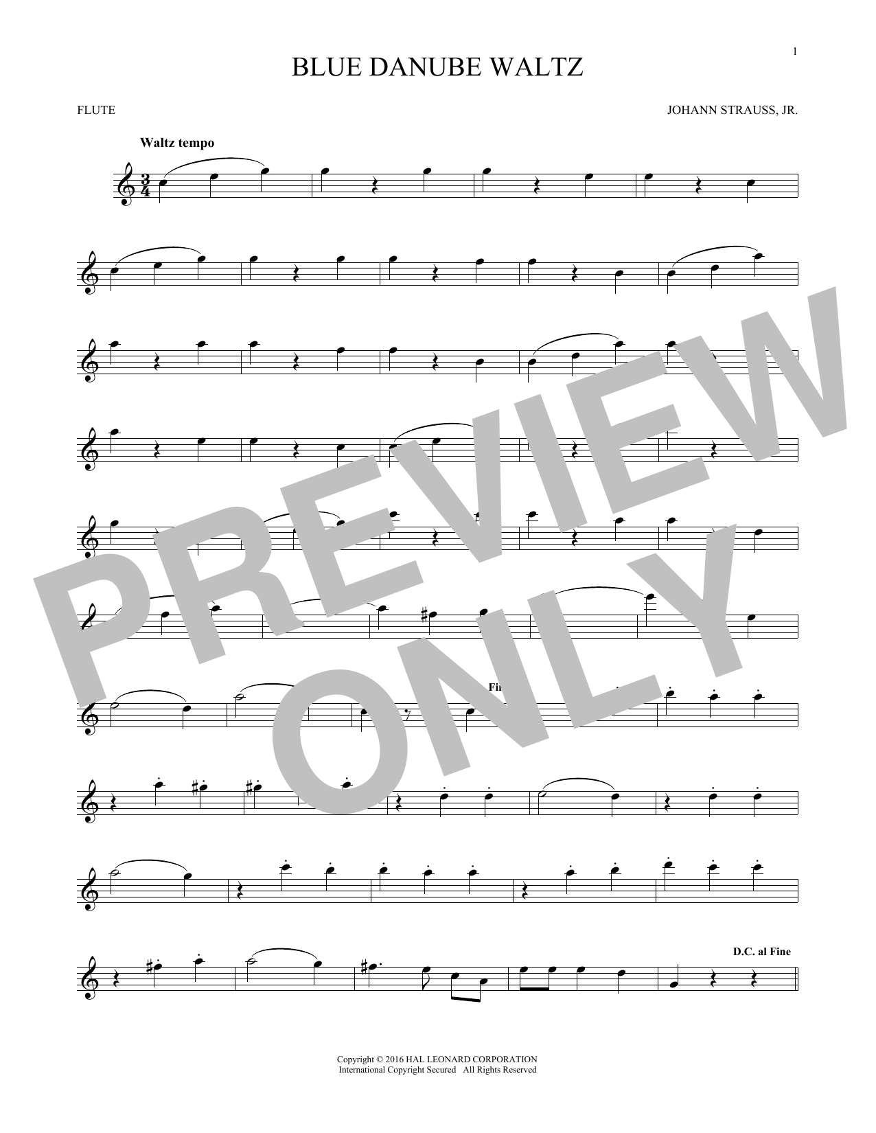 Product gallery: Page 1 of 1 Blue Danube Waltz, Johann Strauss, Jr.