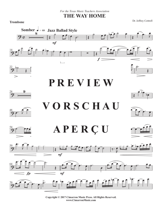 Product gallery: Page 14 of 18 The Way Home , , (Posaune, Percussion +E- Klavier)