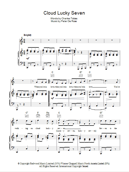 Product gallery: Page 1 of 1 Cloud Lucky Seven, Guy Mitchell