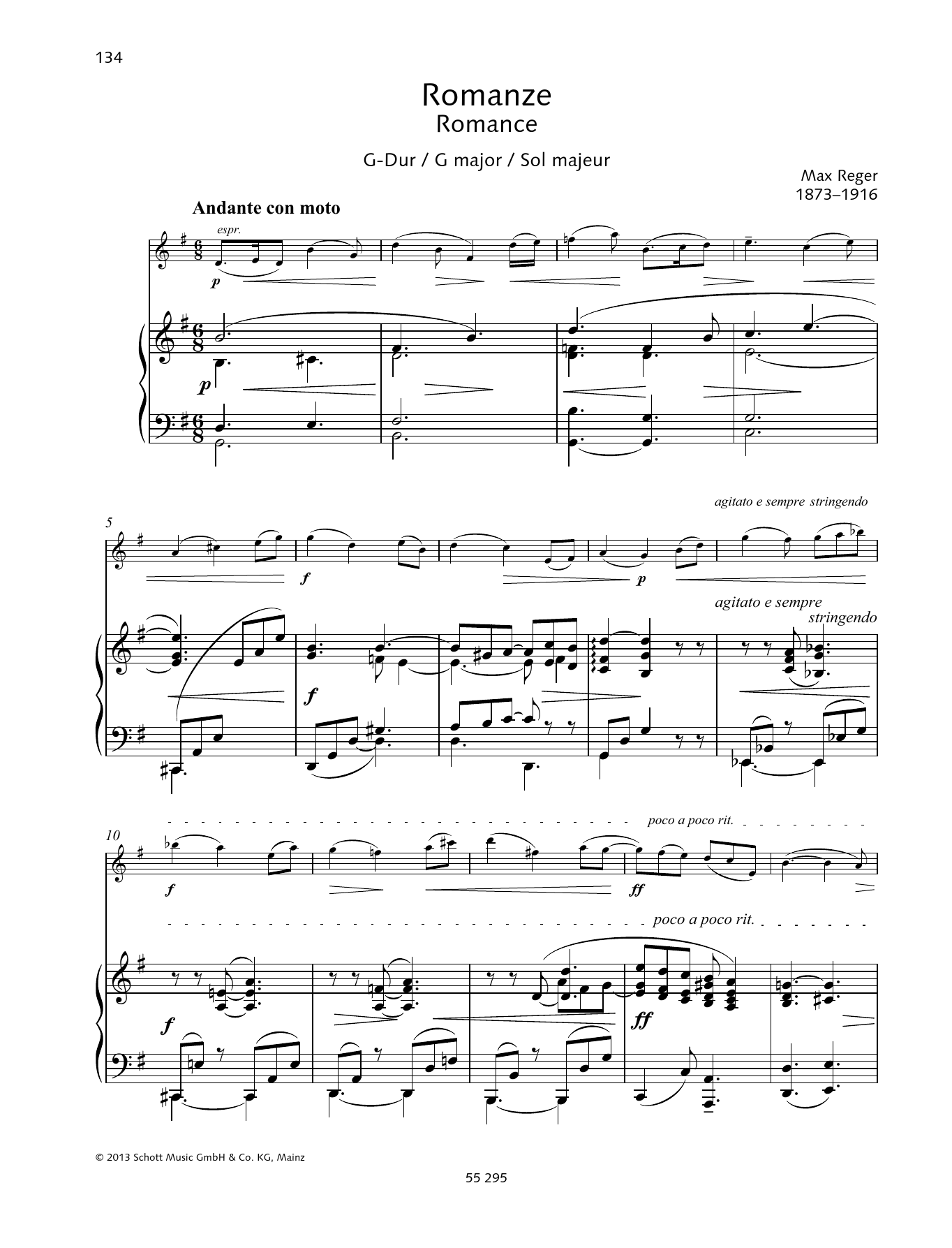 Produktbild zu: Romance G major