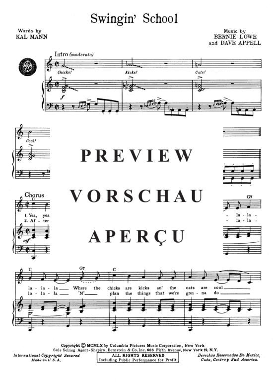 Produktgalerie: Seite 3 von 8 Swingin' School , Popular Standard, Klavier und Gesang