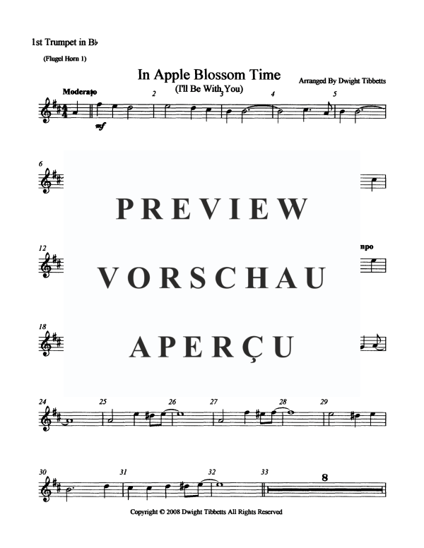 Produktgalerie: Seite 8 von 11 In Apple Blossom Time, , Blechbläser Quintett