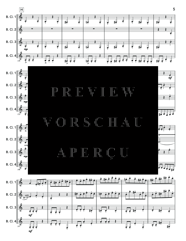 Produktgalerie: Seite 9 von 11 Danse Macabre, , (Bassklarinetten Quartett)