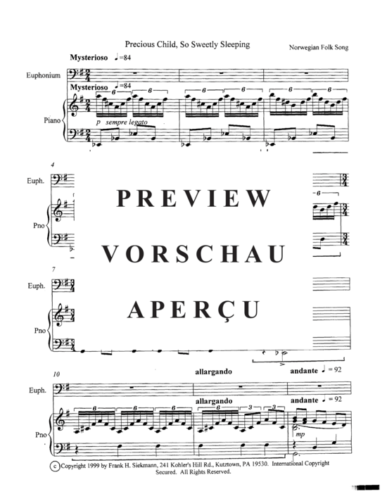 Product gallery: Page 3 of 21 Norwegian Christmas Fantasy , , (euphonium + piano)
