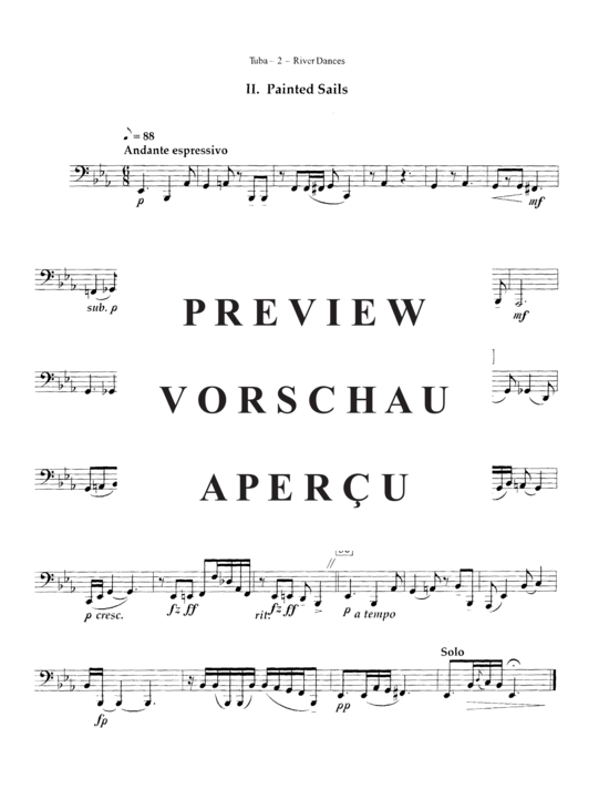 Product gallery: Page 26 of 27 River Songs , , (Tuba Quartet 3x Euphonium/Trombone + Tuba)