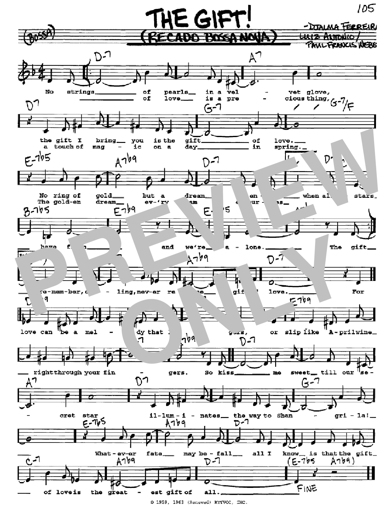 Produktbild zu: The Gift! (Recado Bossa Nova)