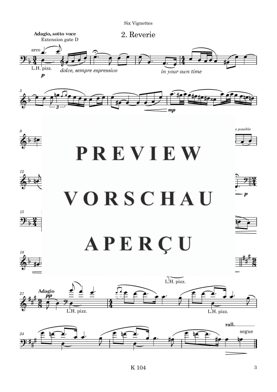 gallery: Six Vignettes for unaccomanied Double Bass, , Double Bass Solo