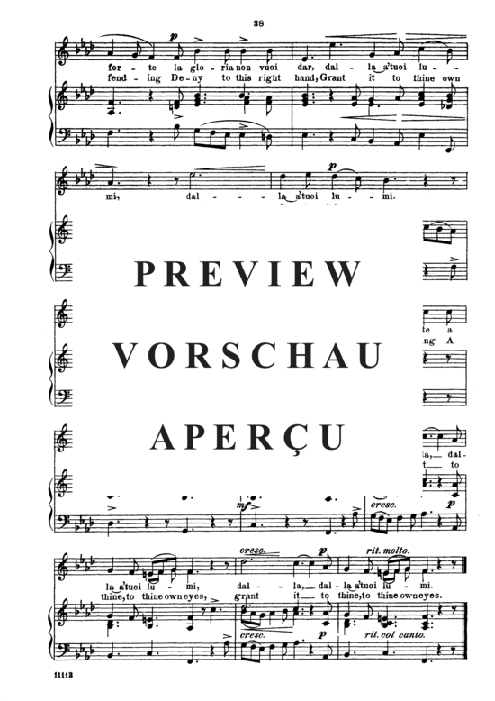 Product gallery: Page 5 of 5 Se tu della mia morte, Parisotti, Alessandro, Medium Voice and Piano