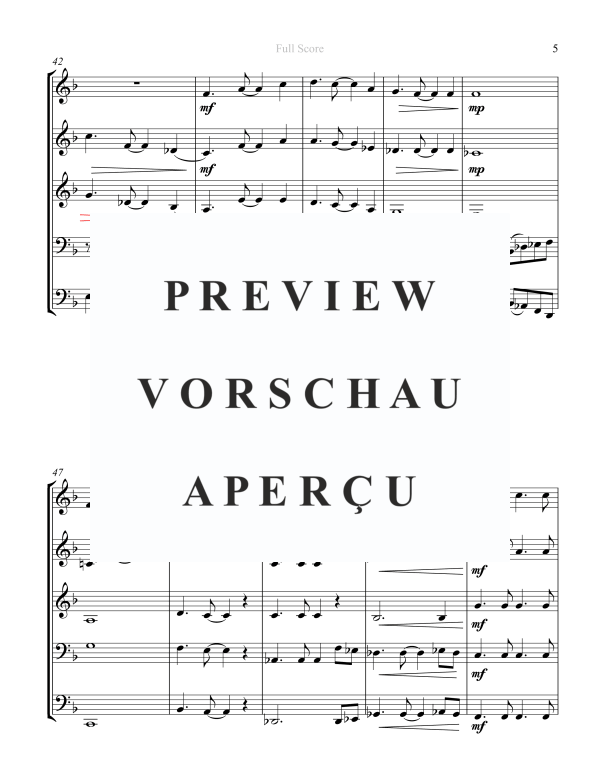 Produktgalerie: Seite 7 von 11 Be Thou My Vision, , Blechbläser Quintett