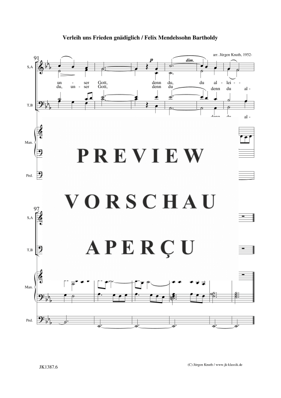 gallery: Verleih uns Frieden gnädiglich (Da nobis pacem, Domine), , Klavier und Gesang