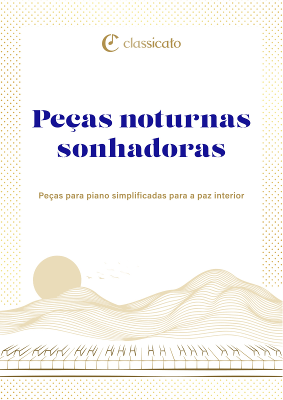 Produktbild zu: Peças noturnas sonhadoras - Peças para piano simplificadas para a paz interior