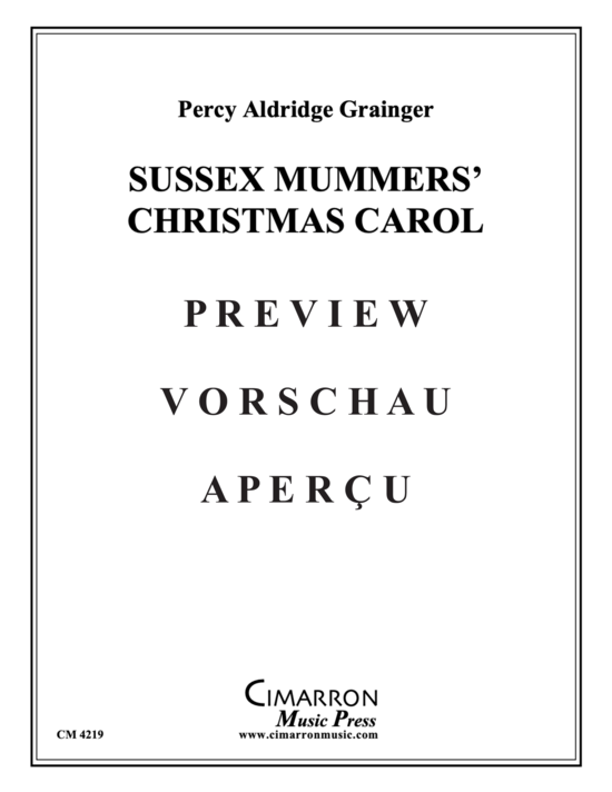 Product gallery: Page 2 of 13 Sussex Mummers´ Christmas Carol , , (Tuba Ensemble EEETTT)