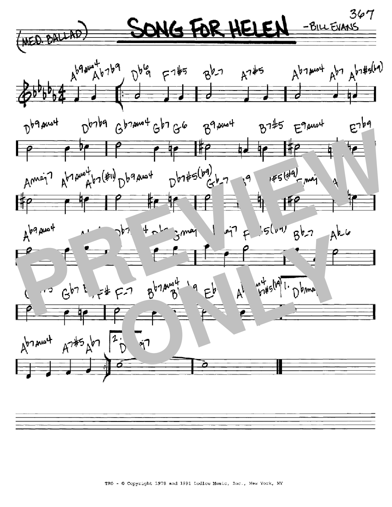 Produktbild zu: Song For Helen