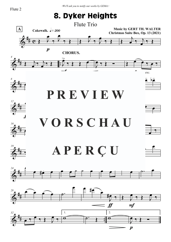 Produktgalerie: Seite 5 von 6 Dyker Heights, , (Flötentrio)