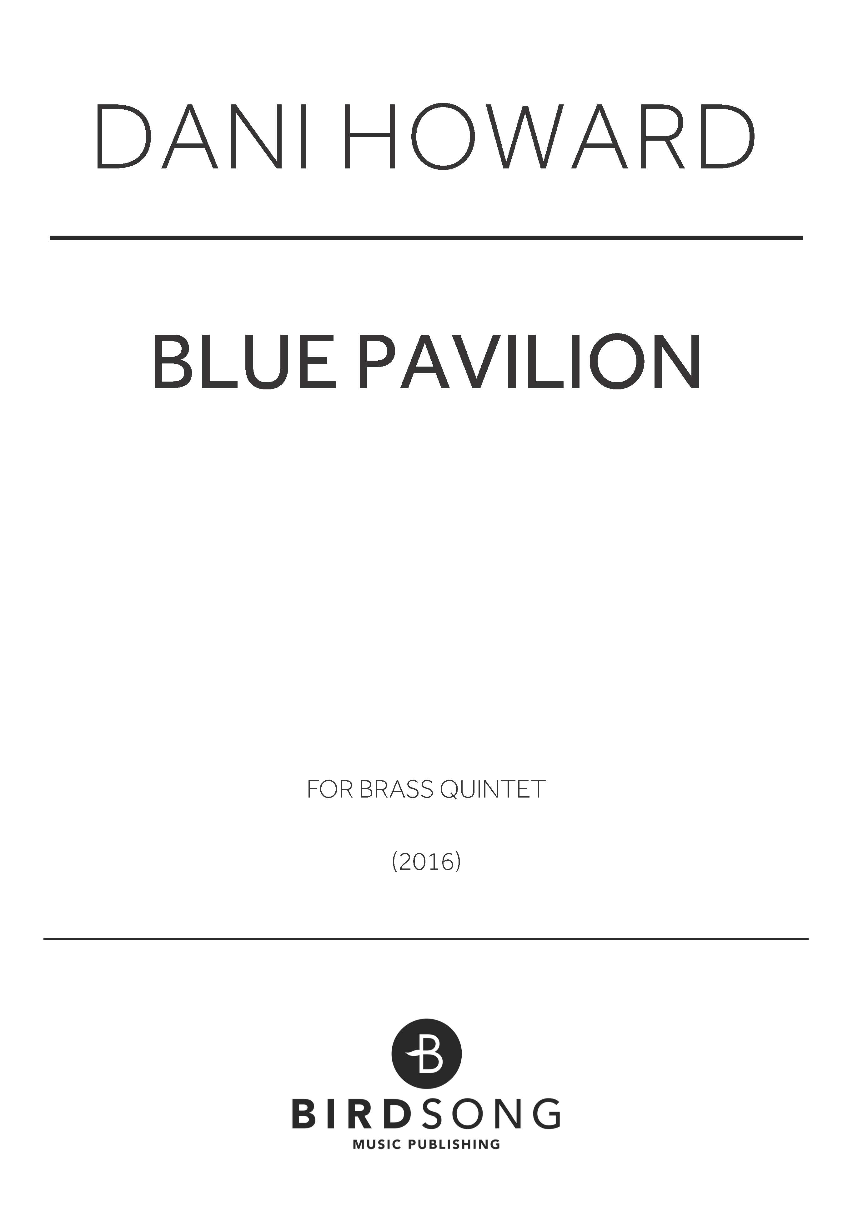 Produktbild zu: Blue Pavilion