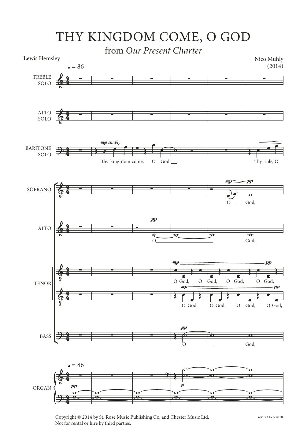 Produktbild zu: Thy Kingdom Come, O God