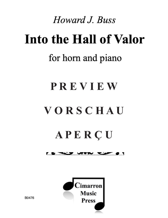 gallery: Into the Hall of Valor , , (Horn und Klavier)