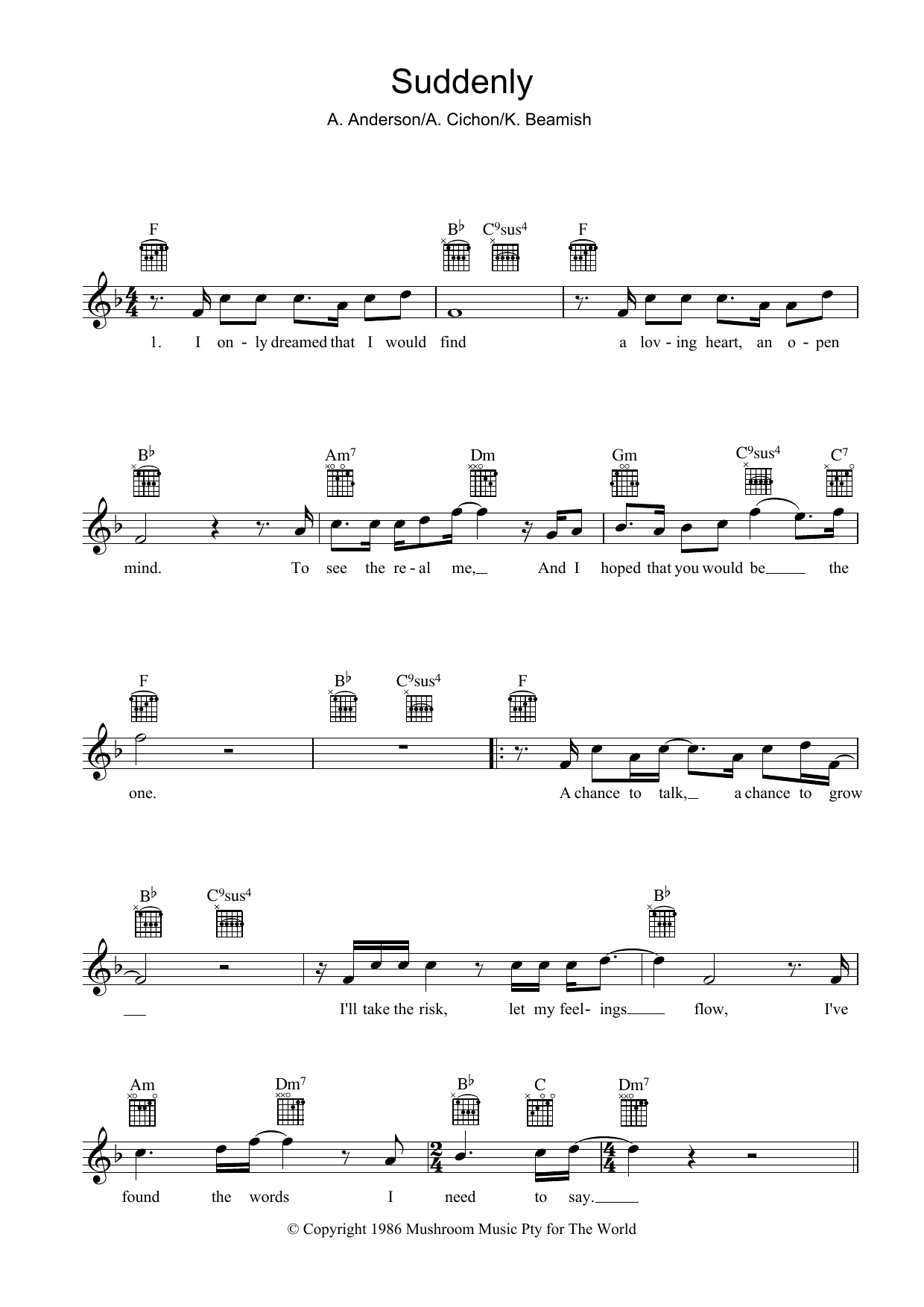 Produktbild zu: Suddenly