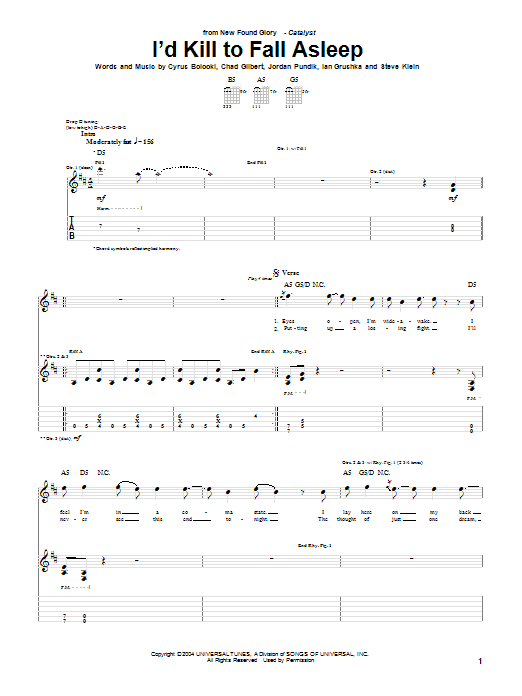 Produktbild zu: I'd Kill To Fall Asleep