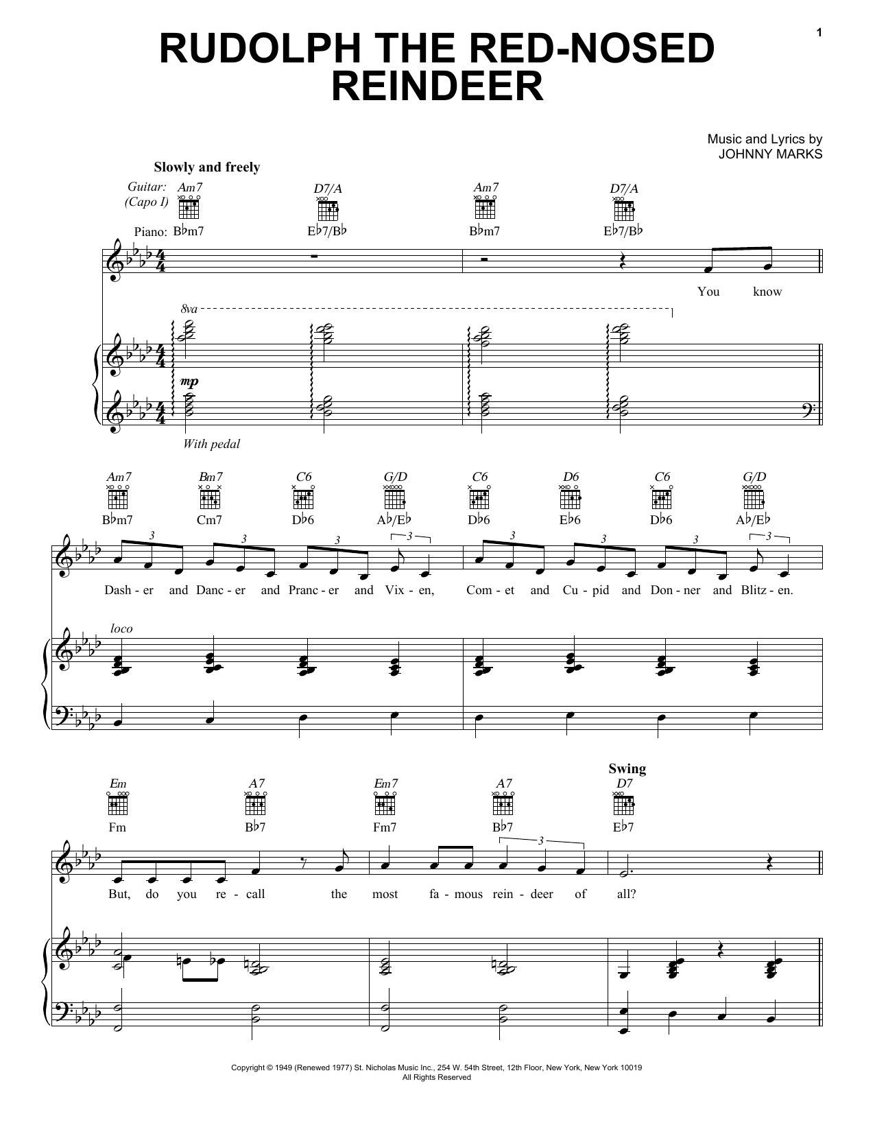 Produktbild zu: Rudolph The Red-Nosed Reindeer