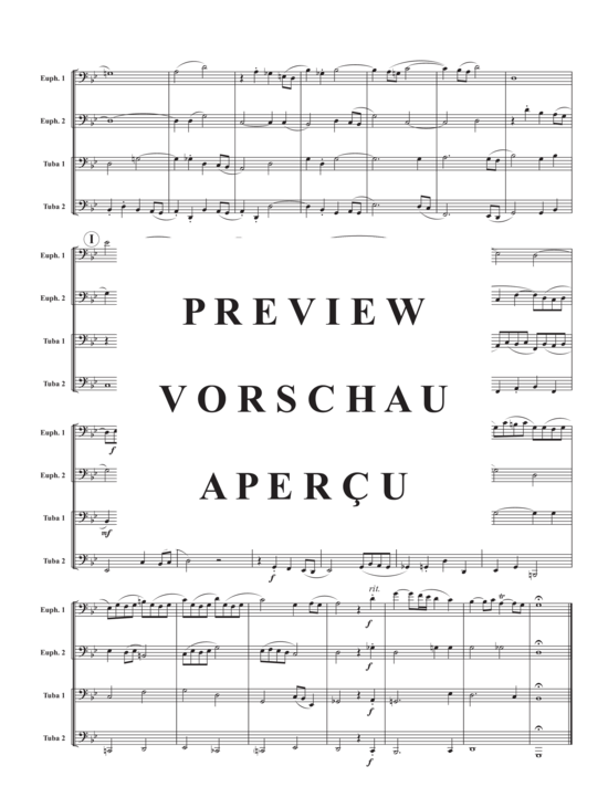 Product gallery: Page 6 of 18 Overture , , (Tuba Quartett EETT)