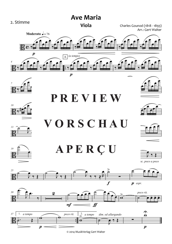 gallery: Ave Maria , , (Quintett flexible Besetzung)