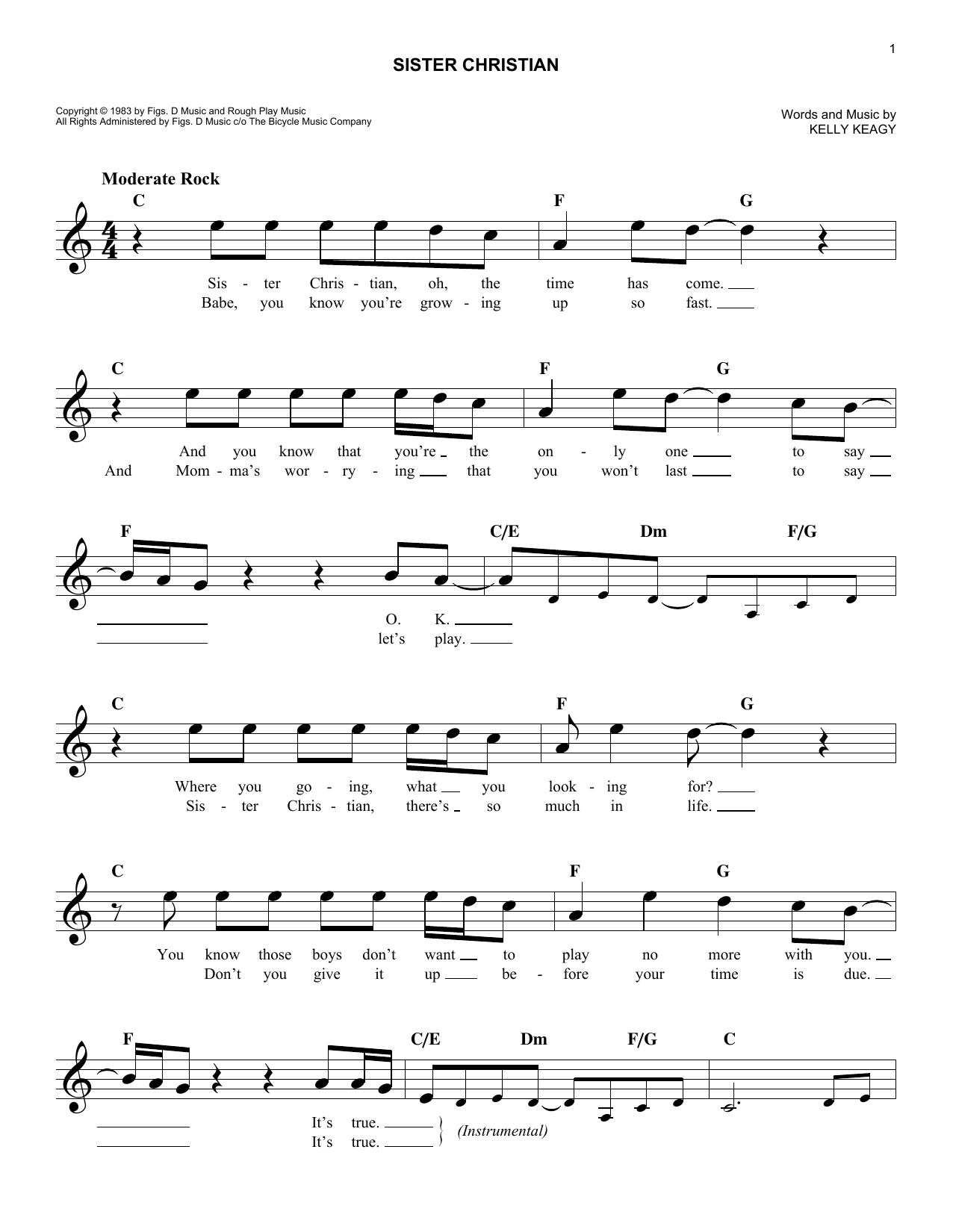 Produktbild zu: Sister Christian