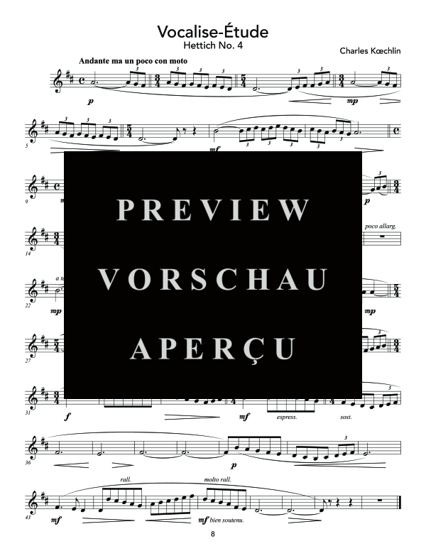Produktgalerie: Seite 10 von 11 Modern Repertory of Vocalise-Etudes, The , , (Trompete in B Solo)