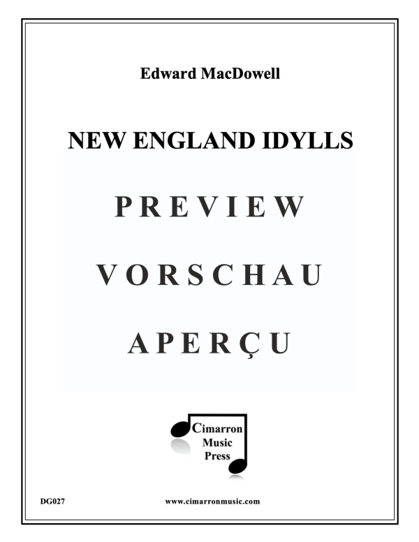 Produktgalerie: Seite 2 von 11 New England Idylls, , Blechbläser Quintett