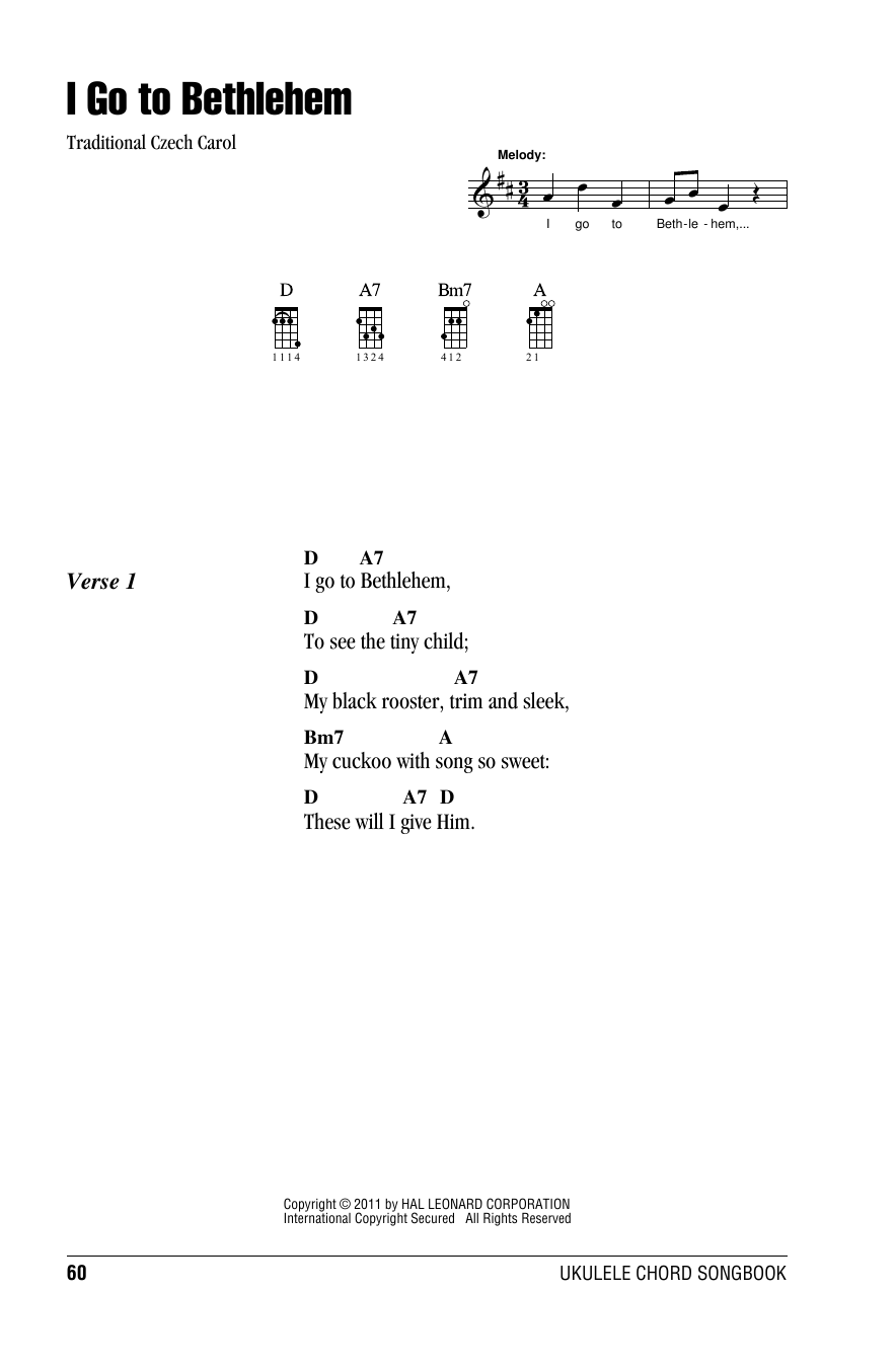 Product gallery: Page 1 of 1 I Go To Bethlehem, Traditional Czech Carol