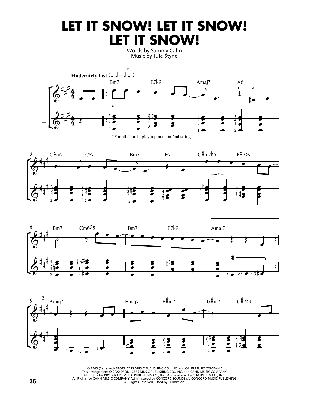 Produktbild zu: Let It Snow! Let It Snow! Let It Snow! (arr. Mark Phillips)