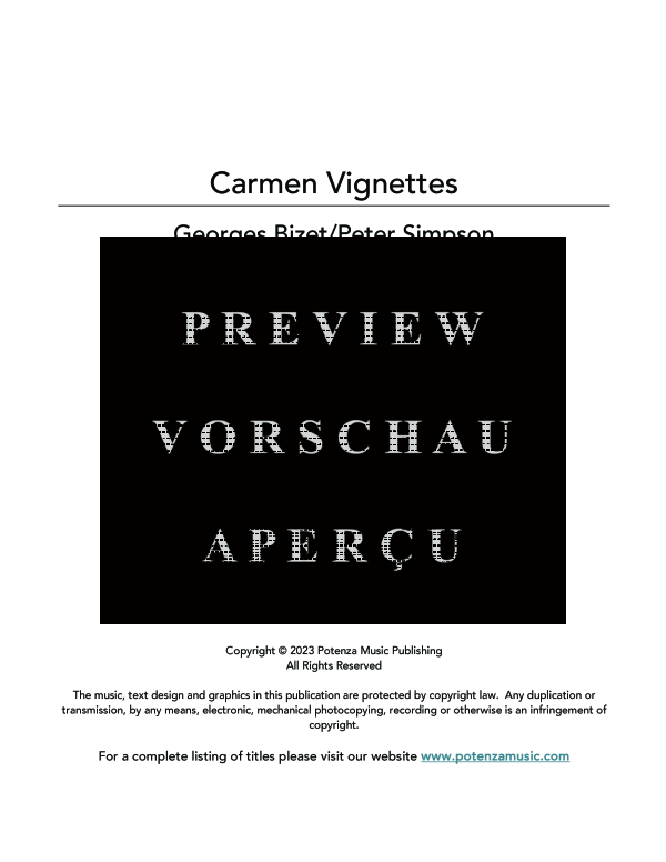 Product gallery: Page 3 of 11 Carmen Vignettes, , (woodwind trio flute, clarinet and bassoon)