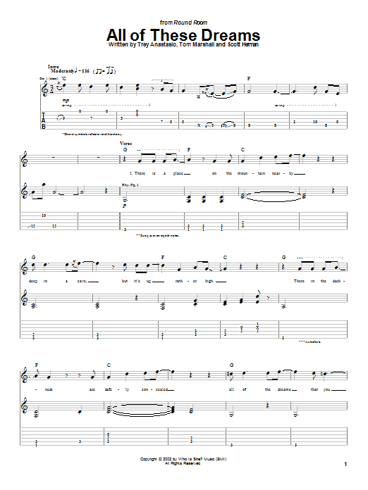 Produktgalerie: Seite 1 von 1 All Of These Dreams, Phish, Gitarre