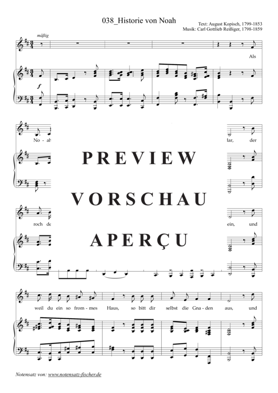 Product gallery: Page 2 of 3 Historie von Noah , , (voice + piano)
