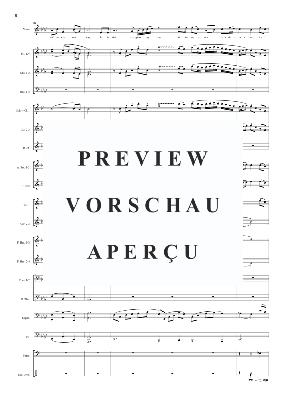 Produktgalerie: Seite 9 von 11 The Lark in the clear air, , Solo Gesang und Concert Band
