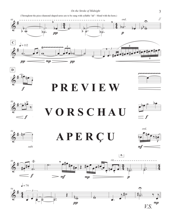 Produktgalerie: Seite 6 von 7 On the Stroke of Midnight , , (Horn Solo)