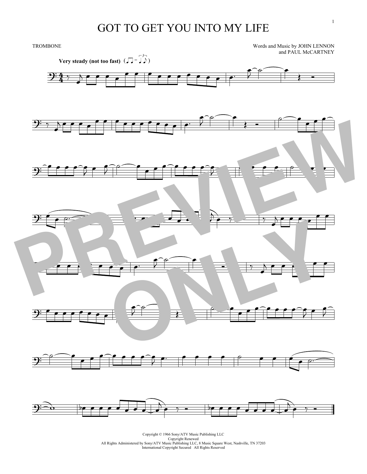 Product gallery: Page 1 of 1 Got To Get You Into My Life, The Beatles