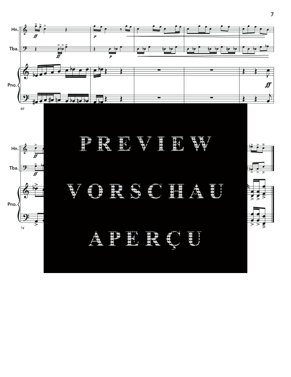 Produktgalerie: Seite 11 von 11 Unseen Colors, , (Horn in F, Tuba und Klavier)