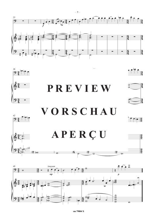Product gallery: Page 11 of 21 Fünf Choralspiele , , (trombone + organ)