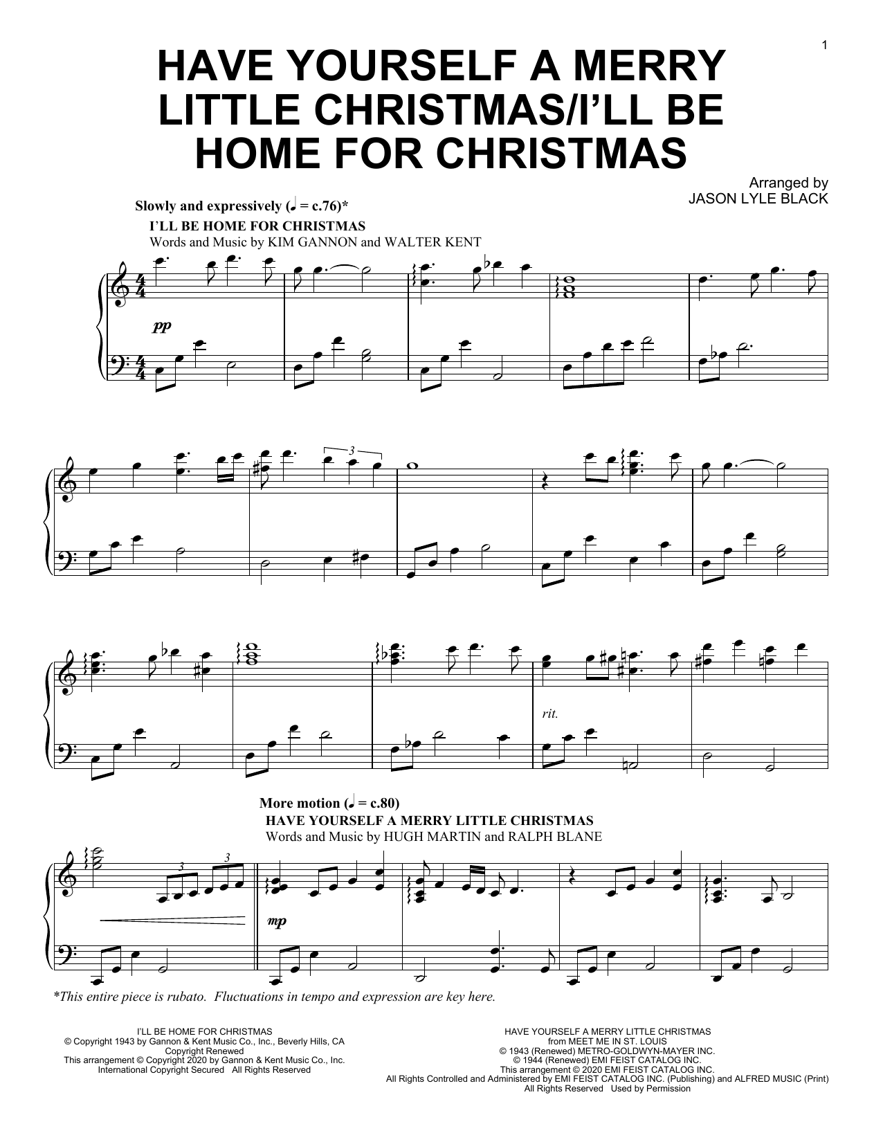 Product picture to: Have Yourself A Merry Little Christmas/I'll Be Home For Christmas