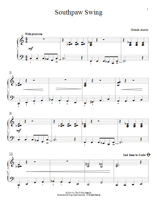Produktgalerie: Seite 1 von 1 Southpaw Swing, Glenda Austin, Klavier