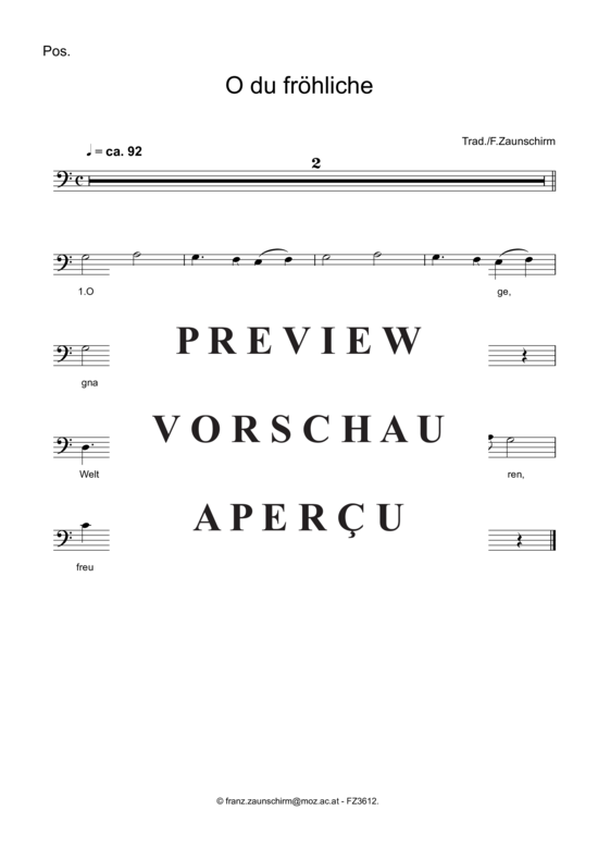 Product gallery: Page 4 of 5 O du fröhliche , , (Posaune + Klavier)