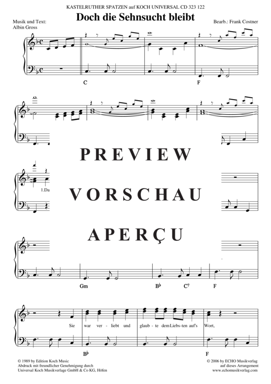 Produktgalerie: Seite 2 von 5 Doch die Sehnsucht bleibt, Kastelruther Spatzen, 