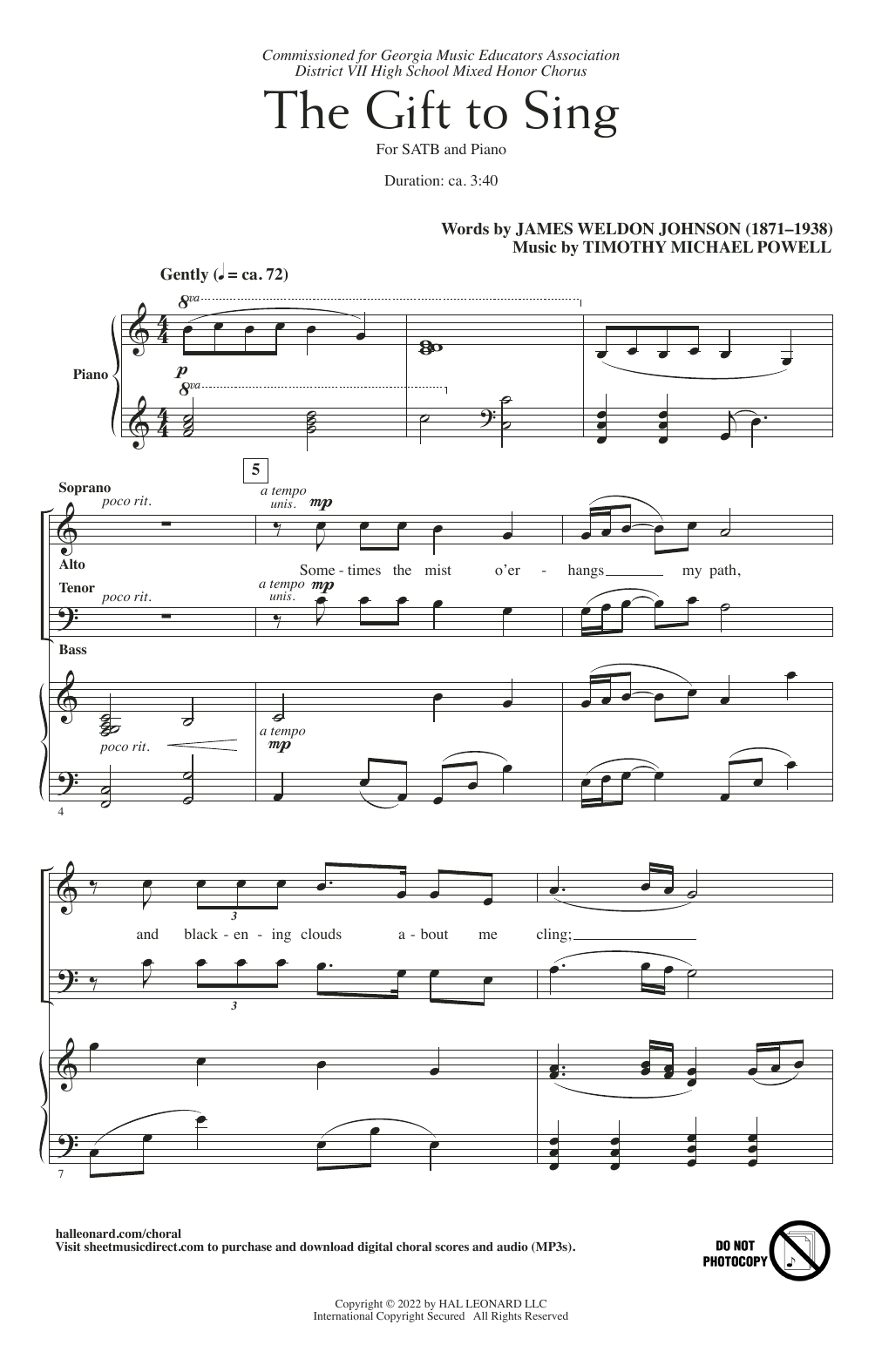 Produktbild zu: The Gift To Sing