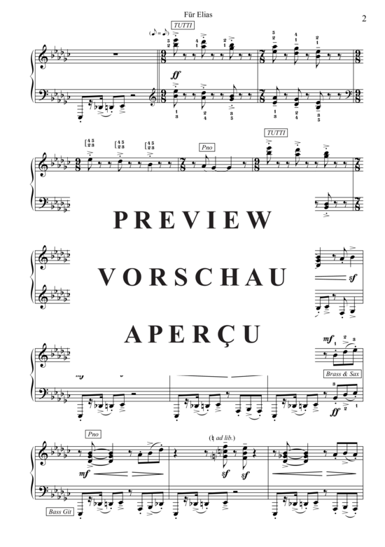 Produktgalerie: Seite 3 von 4 Für Elias , , (Klavier + Guitar Solo)